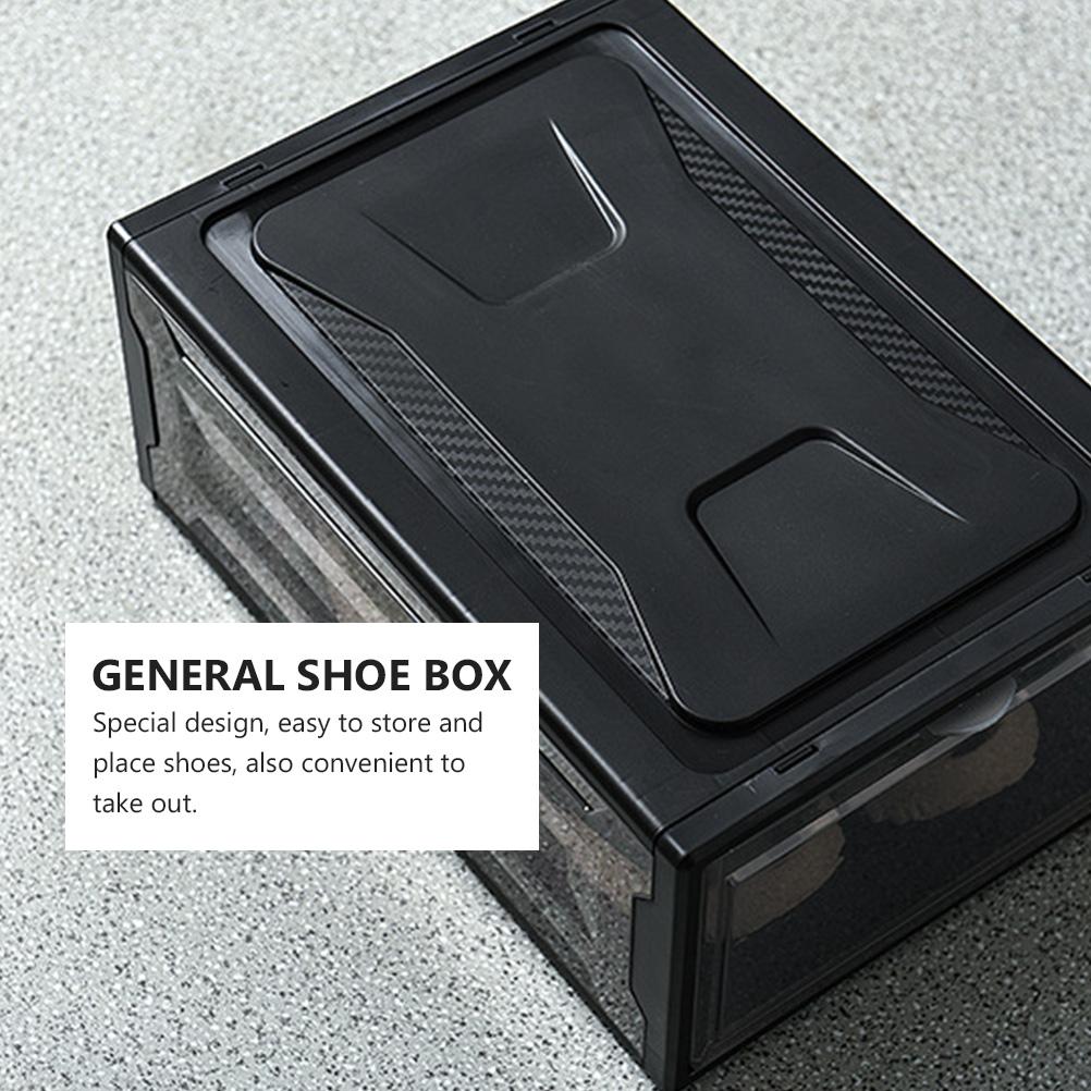 Cutie de depozitare pentru pantofi, stivuibilă, pentru pantofi, dulap de depozitare pentru uz casnic, din plastic PP