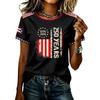 Unisex Lässiges Kurzarm Grafik-T-Shirt mit 250 Jahre Aufdruck Rundhalsausschnitt Bequeme lockere Passform für den Alltag