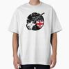 Vintage Retro Electric Guitar and Plectrum for Guitarists - British Theme Oversized T-Shirt