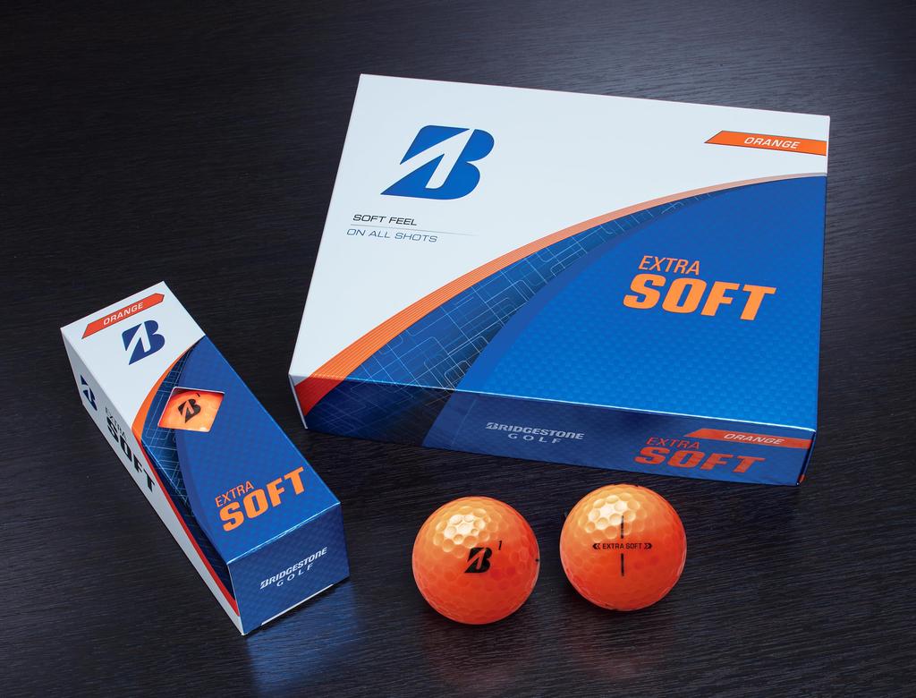 BRIDGESTONE Extra Soft Golf Balls, 2025 Model, 12 Balls, Orange, X5OXJ (x 2)