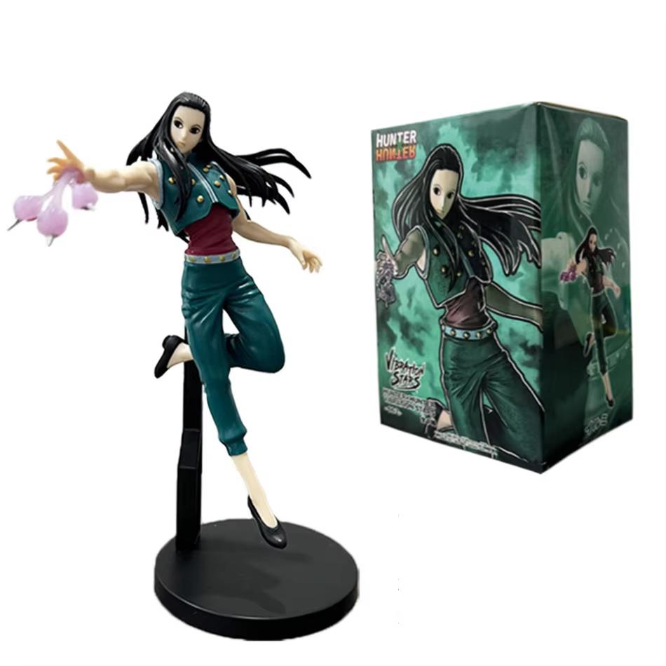 Anime Full Time Hunter Handmade Battle Little Jie Qi Ben Cool La Picaier Fans Siso Kurolo Handmade Children's Toy PVC Model