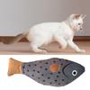 Cat Squeaky Toys Soft Realistic Simulation Fish Pet Chewing Molar Interactive Toys Bite-resistant Plush Kitten Squeak Toys for Pet
