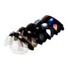 Visores Universales para Motocicletas Estilo Piloto Retro Estándar de 3 Botones de Presión Abatibles Hacia Arriba Abajo Casco Abierto Parabrisas Duradero