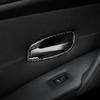 Carbon Fiber Car Interior Door Handle Cover Door Decoration Bowl Stickers For BMW 5 Series Accessories E60 E61 F10 2005-2010