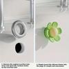 2PCS Bathroom Sink Drain Stoppers Durable Bathtub Washbasin Leakproof Covers Flower Design Odor Proof Seal Sink Accessories