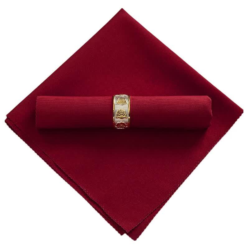 Danshiyuan Hotel Restaurant Plain Weave Napkin вино красного