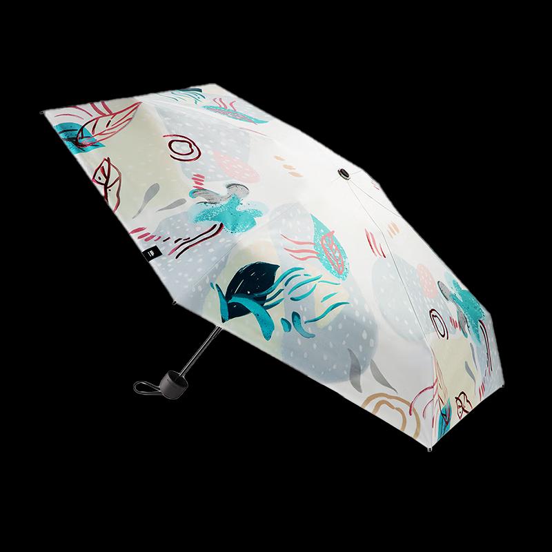 Beneunder Portable UV Protection 5-Fold Sun/Rain Umbrella