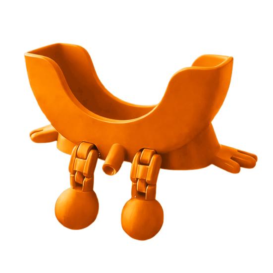 Suport simpatic suspendat pentru burete cu drenaj, suport pentru burete de curățat imprimat 3D cu picioare atârnate, suport amuzant pentru burete de blat pentru chiuveta de bucătărie