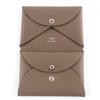 Pristine HERMES Coin Case Calvi Duo Card Case Evercolor Leather Women Used