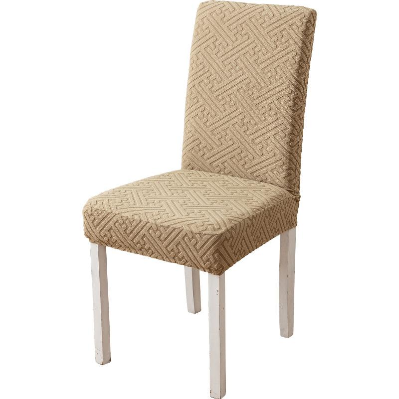 Elastic Half-chair Cover  Household One-piece Chair Stool Cover Backrest Integrated Solid Color Universal Chair Cover