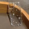 Winter Snowflakes Christmas Clear Phone Cover Case For iPhone 16 15 14 13 12 11 Pro Max 7 8 Plus X XR XS Airbag Anti-fall Cover