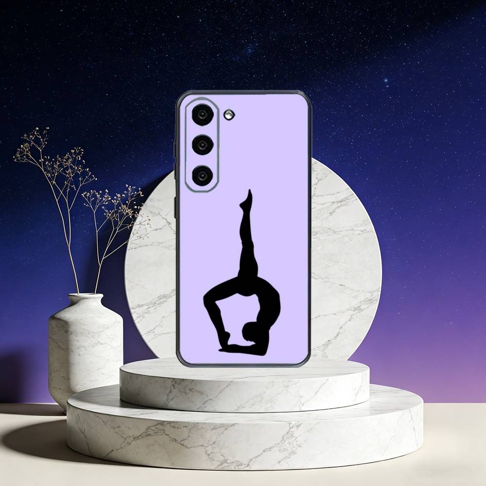 GYM Girl Gymnastic Phone Case For Samsung Galaxy A73,A72,A71,A70,A53,A52,A51,Others Soft Black Cover