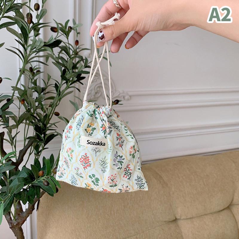 

Женские ювелирные изделия, косметичка, дорожные сумки, портативная маленькая цветочная сумка для хранения, симпатичный кошелек для монет, сумка на шнурке