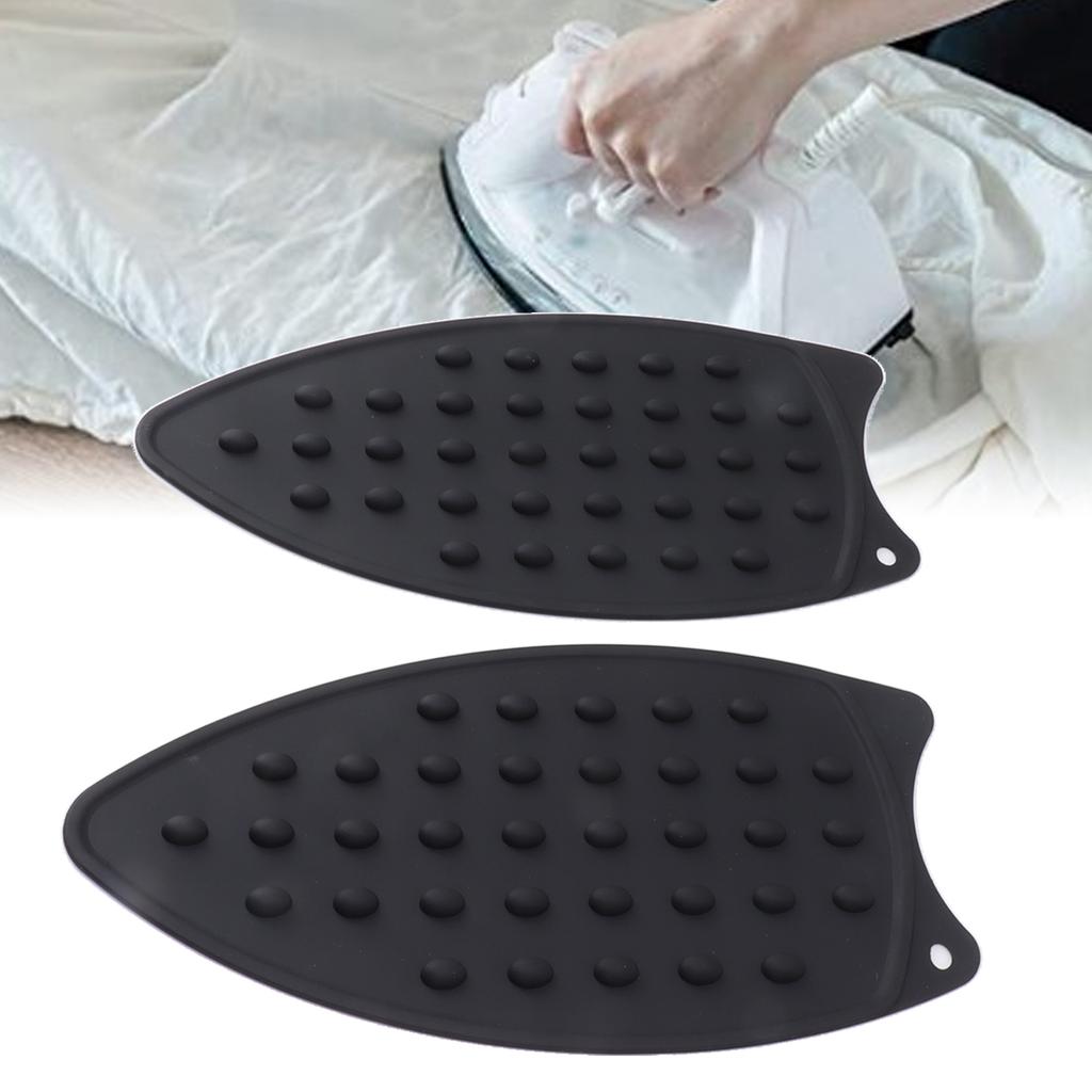 2Pcs Silicone Iron Rest Pad     Resistant Heat Resistant Iron Mat for Ironing Boards Irons