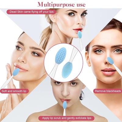 Porenreinigungsbürste - Silikonborsten, für Nase, Kinn, Stirn, Sanftes Peeling, Wasserdicht, Leicht zu reinigen