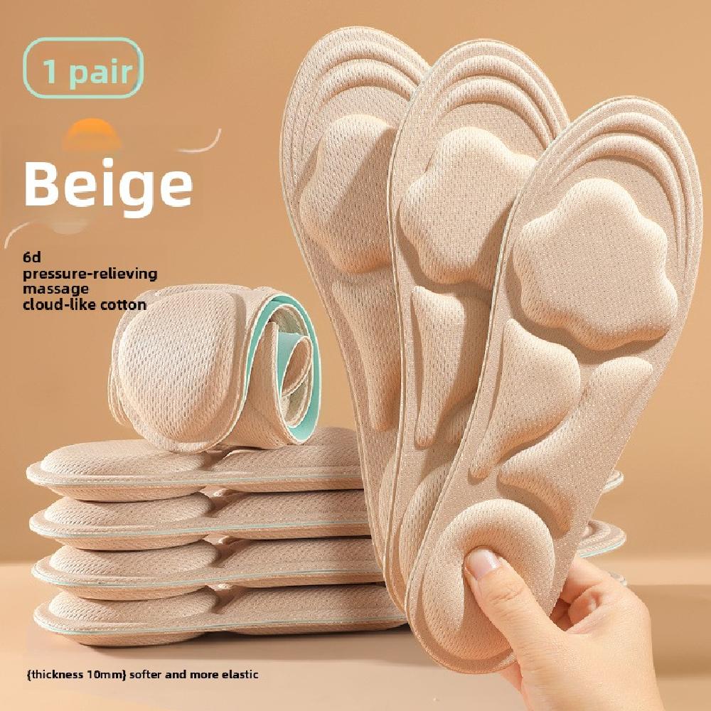 Soft and Cushioned 10mm Breathable Insoles for Men and Women - Ideal for High Heels  Sports Shoes  and Casual Wear