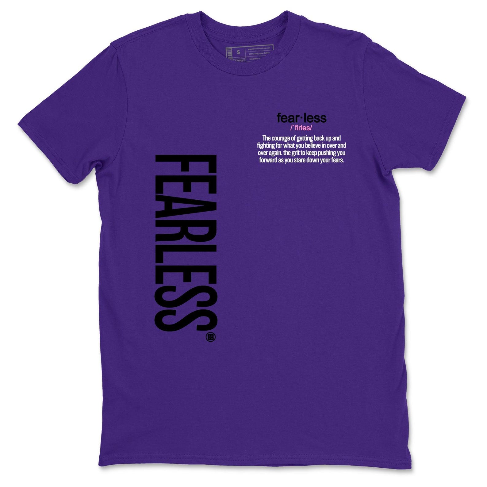 Fearless Definition Graphic Tee, Sneaker Threads, Canyon Purple 3XL
