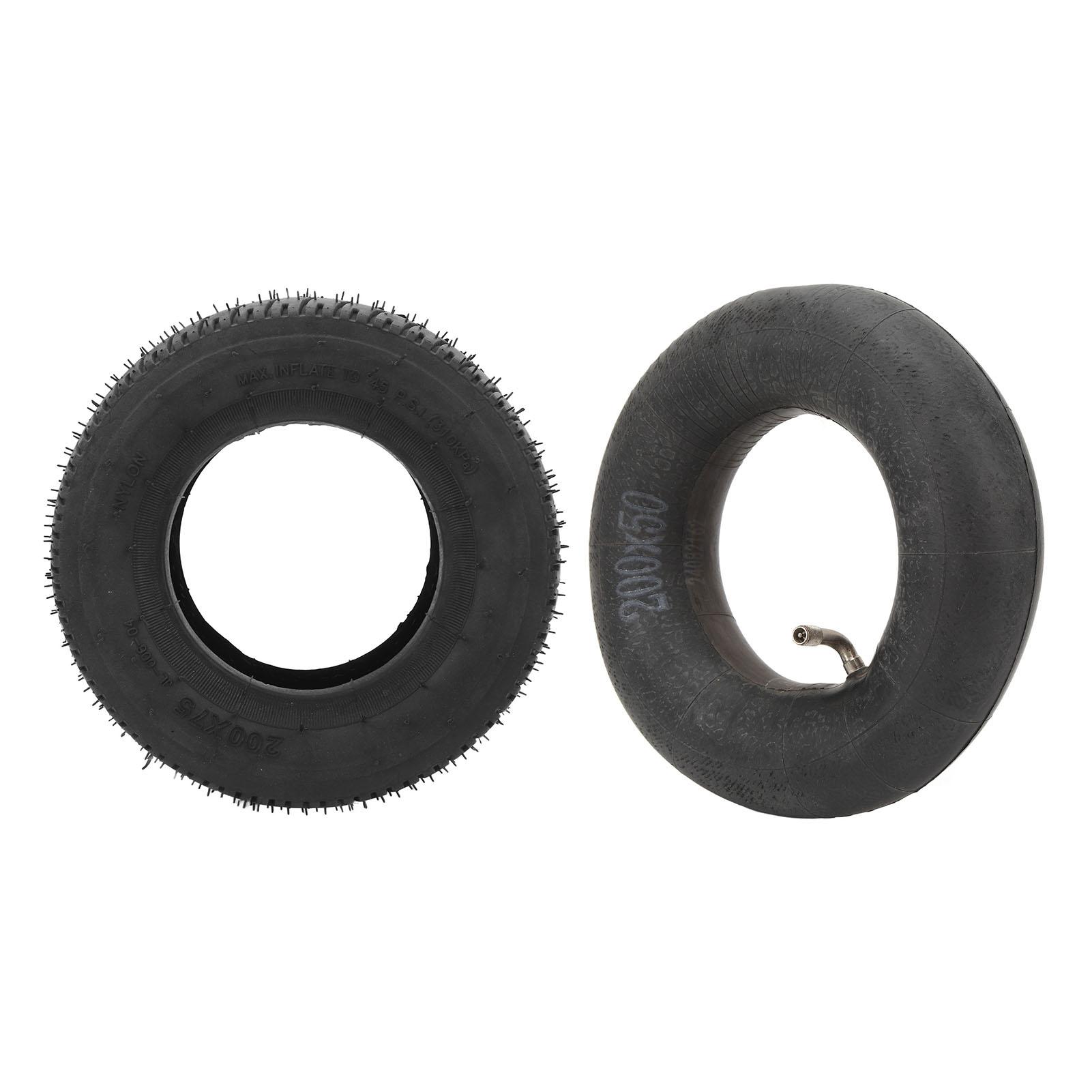 Tires and Inner Tubes Shock Absorption Strong Sealing Fit for 8in Electric Scooter Go Kart Children Trolley
