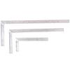 3PCS Stainless Steel L Shape Angle Square Ruler 30 50 60cm for Precise For Woodworking and Carpentry Measurement