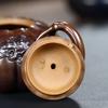 270ml Chinese Yixing Purple Clay Teapot Retro Handmade Pumpkin Shape Tea Pot Household Beauty Kettle Zisha Tea Set Customized