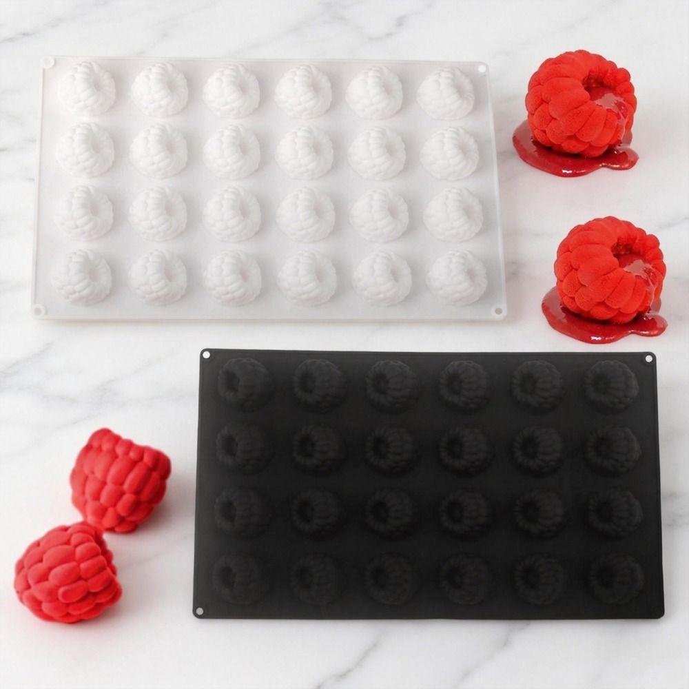 Food-Grade Silicone Raspberry Mousse Mold Heat-Resistant French Pastry Baking Mold  Kitchen Use