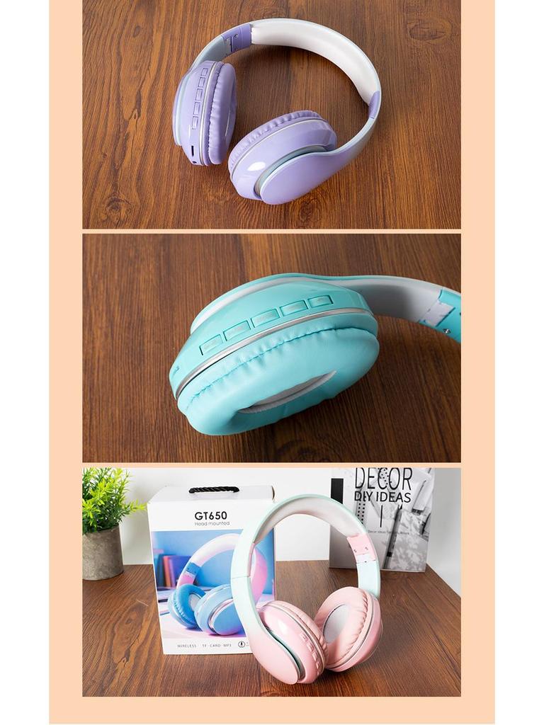 GT650 Over-Ear Bluetooth Wireless Headphones with Long Battery Life