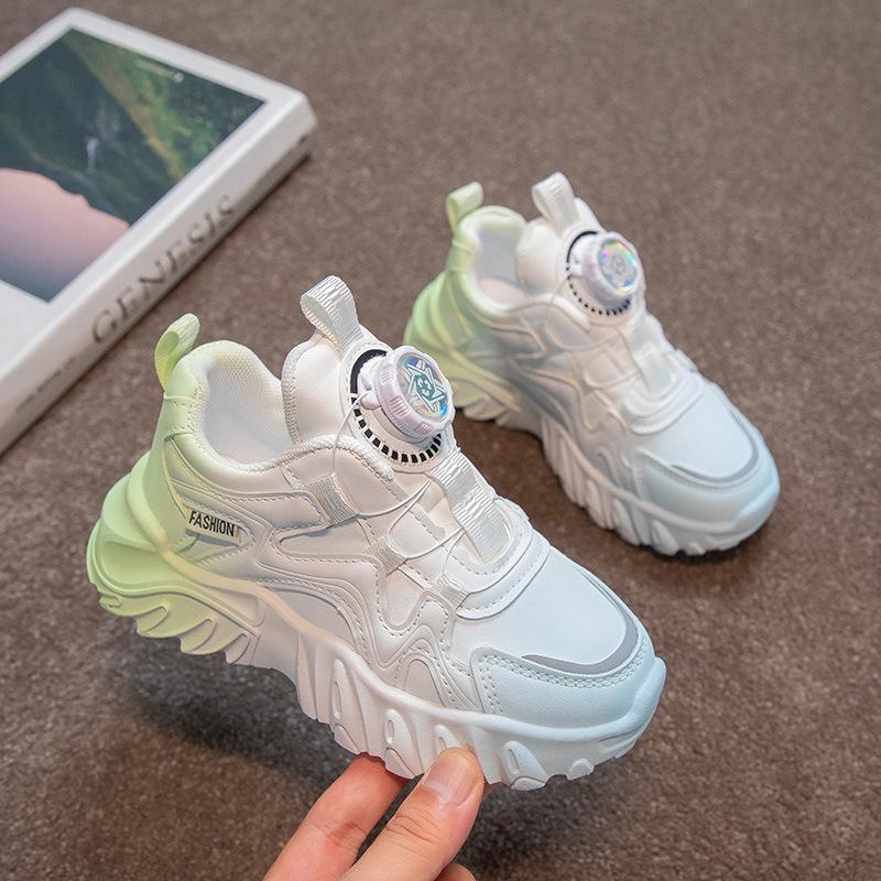 Spring Colorful Shoes Children Girl Breathable Kids Sneakers for Boy Lightweight Running Shoe Walking Soft