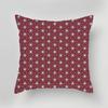 Red Plaid Simple Printed Pillowcase Office Sofa Cushion Cover Luxury Home Decoration Cushion Cover