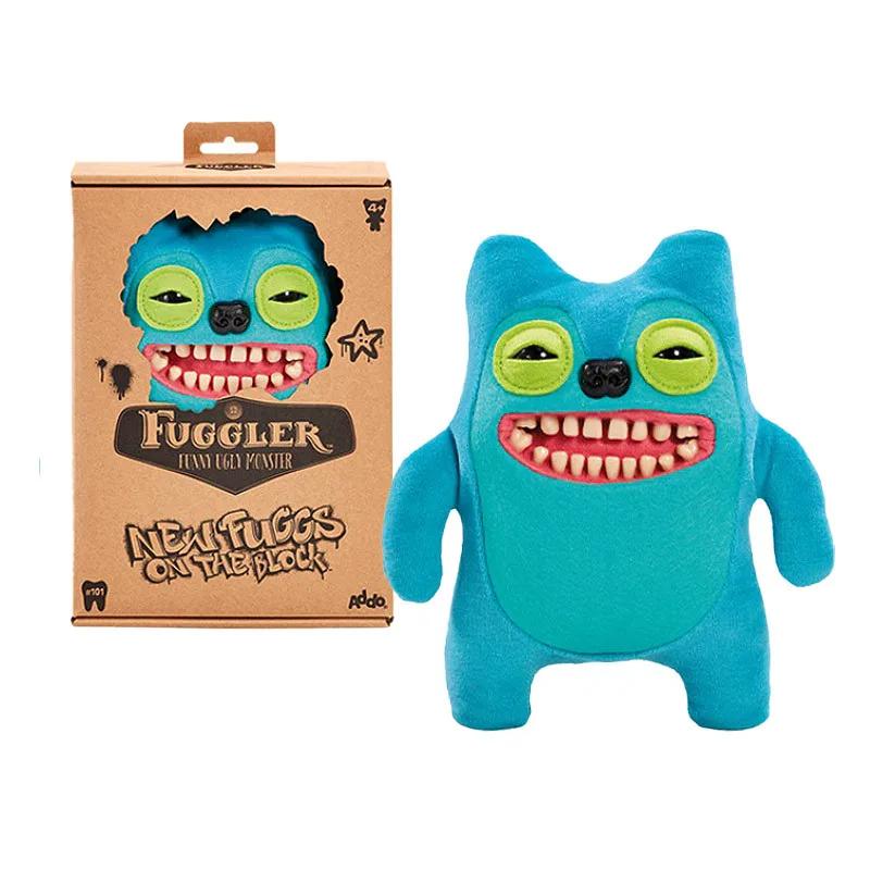 Street Style Ugly Cute Teeth Monster Plush Doll Kawaii Cartoon Toy Soft Stuffed Animal Children Christmas Gift