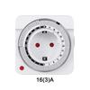 CE-zertifizierte europäische mechanische 24-Stunden-Zeitschaltuhr-Steckdose