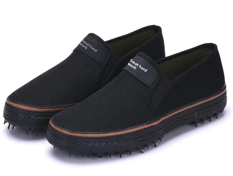 

Jiumen 3522 Камуфляжные тренировочные кроссовки для мужчин износостойкие нескользящие желтые резиновые рабочие туфли оптом обувь для отдыха летний сезон 45 чёрный