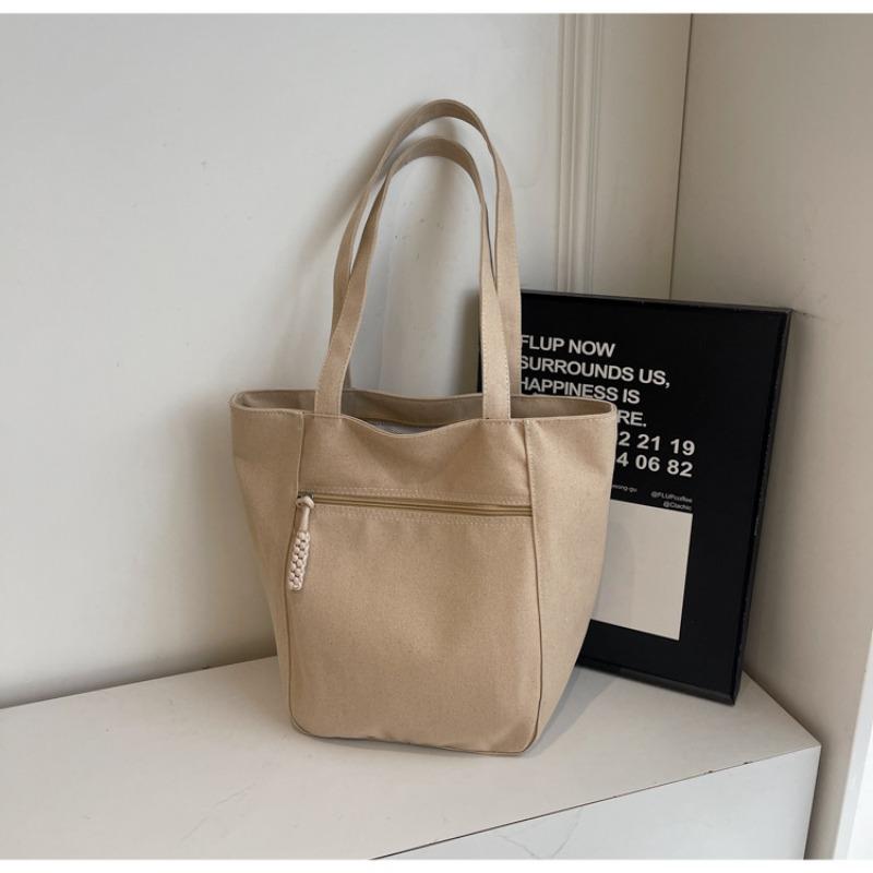 Canvas bag women's new bag shoulder bag handbag large capacity tote bag cloth bag cloth bag canvas bag