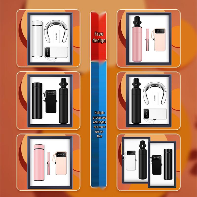 Insulated Stainless Steel Water Bottle Gift Set