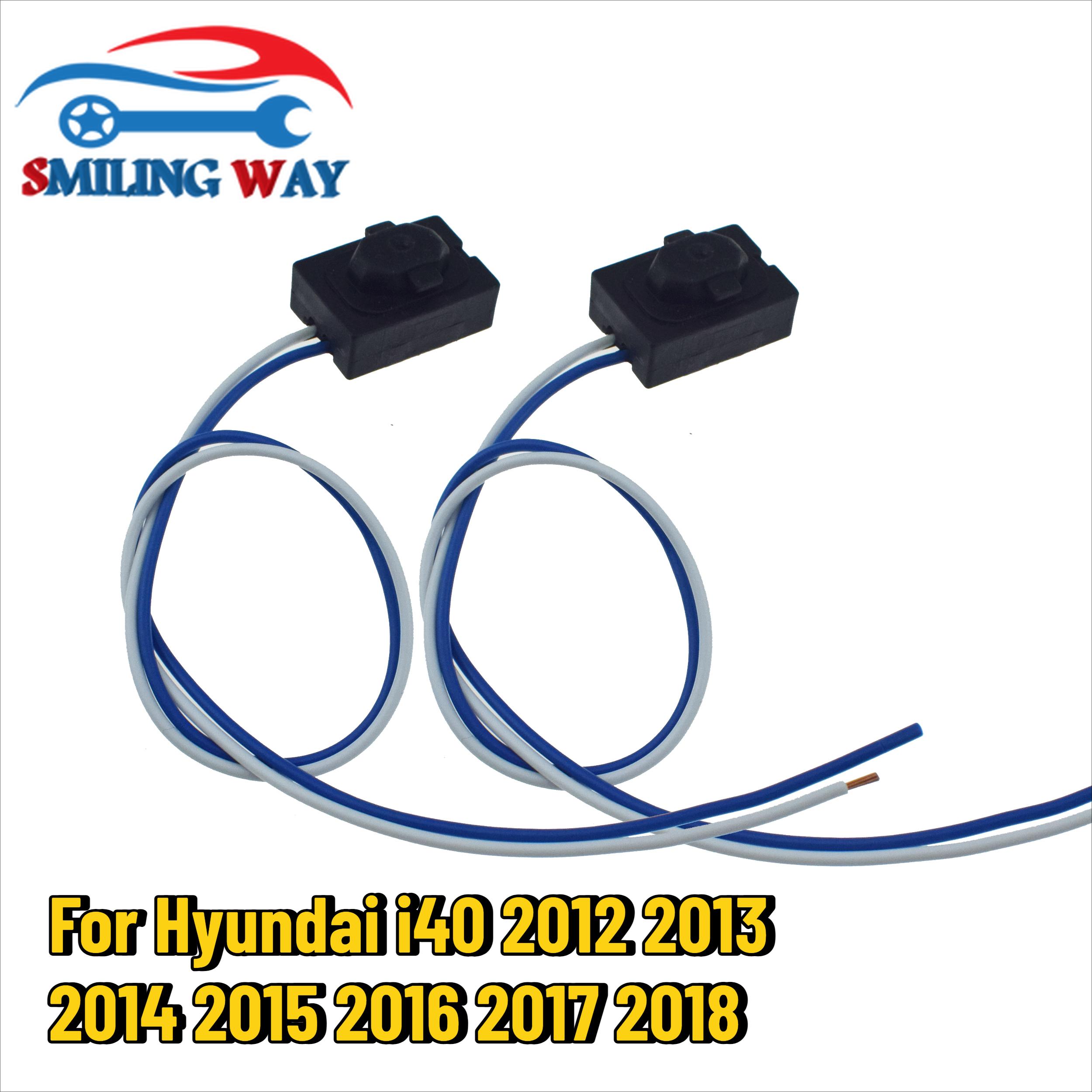 

2 Pcs Front Lett & Right Outside Door Handle Smart Key Entry Button Switch For Hyundai i40 2012 2013 2014 2015 2016 2017 2018 2 Pcs