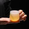 Colored Glass Tea Cup Espresso Shot Cup Personal Master Cup Gift for Men Chinese Tea Set Home Decor
