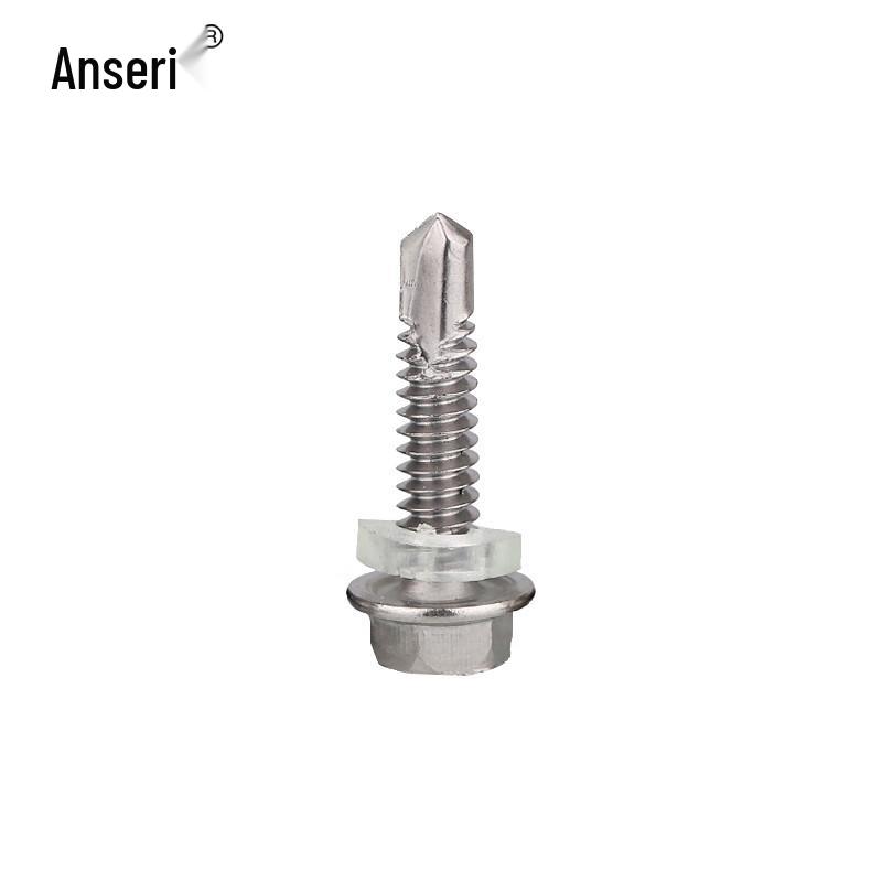 Hexagon Flange Head 410 Stainless Steel Self-Drilling Screw