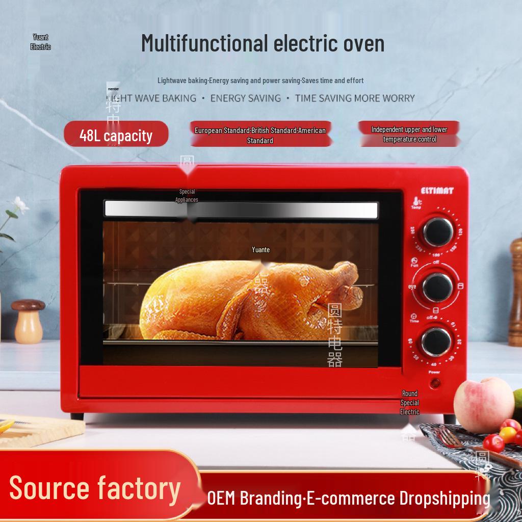 Large Capacity Multifunctional Electric Double Layer Baking Oven