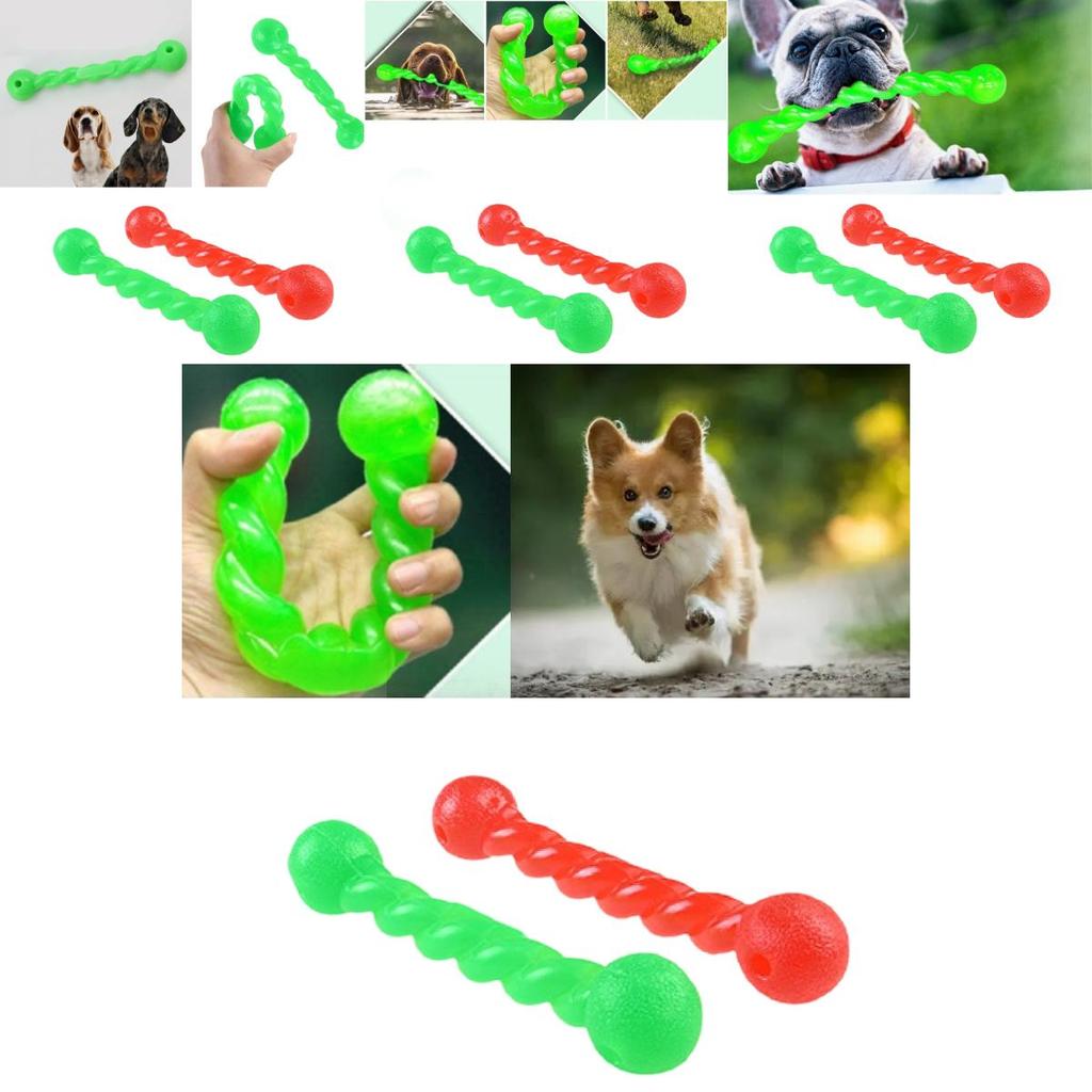 Interactive Rubber Chew Stick For Dogs Ideal For Teething Puppies And Aggressive Chewers