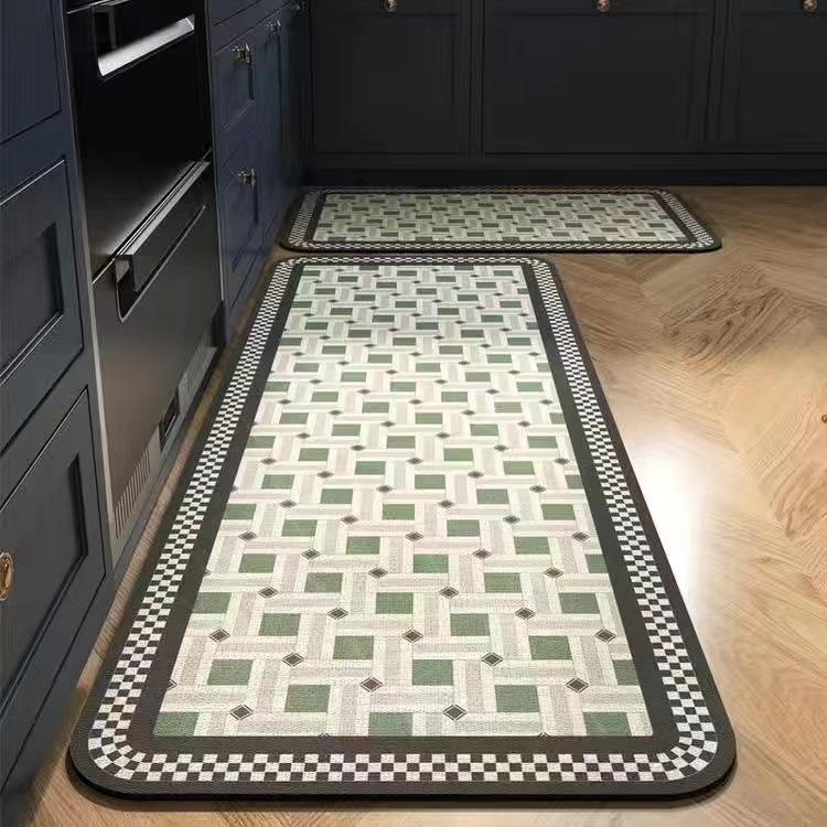 Kitchen Diatomaceous Earth Strip Anti Slip, Absorbent, Oil Absorbing Carpet, Living Room Floor Mat, Entrance Door Mat
