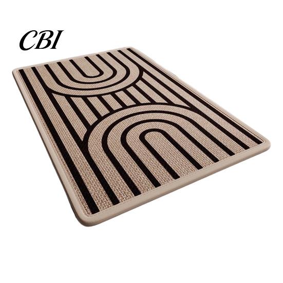 Daily Maintenance Rug Minimalist Bathroom Rug, Absorbent Non-Slip Floor Mat, Rectangular Door Easy Care Mat for Home Entrance Bedroom Living