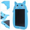 9in LCD Writing Tablet Cartoon Cat Digital Drawing Board with AntiErasing Lock for Children(Blue )