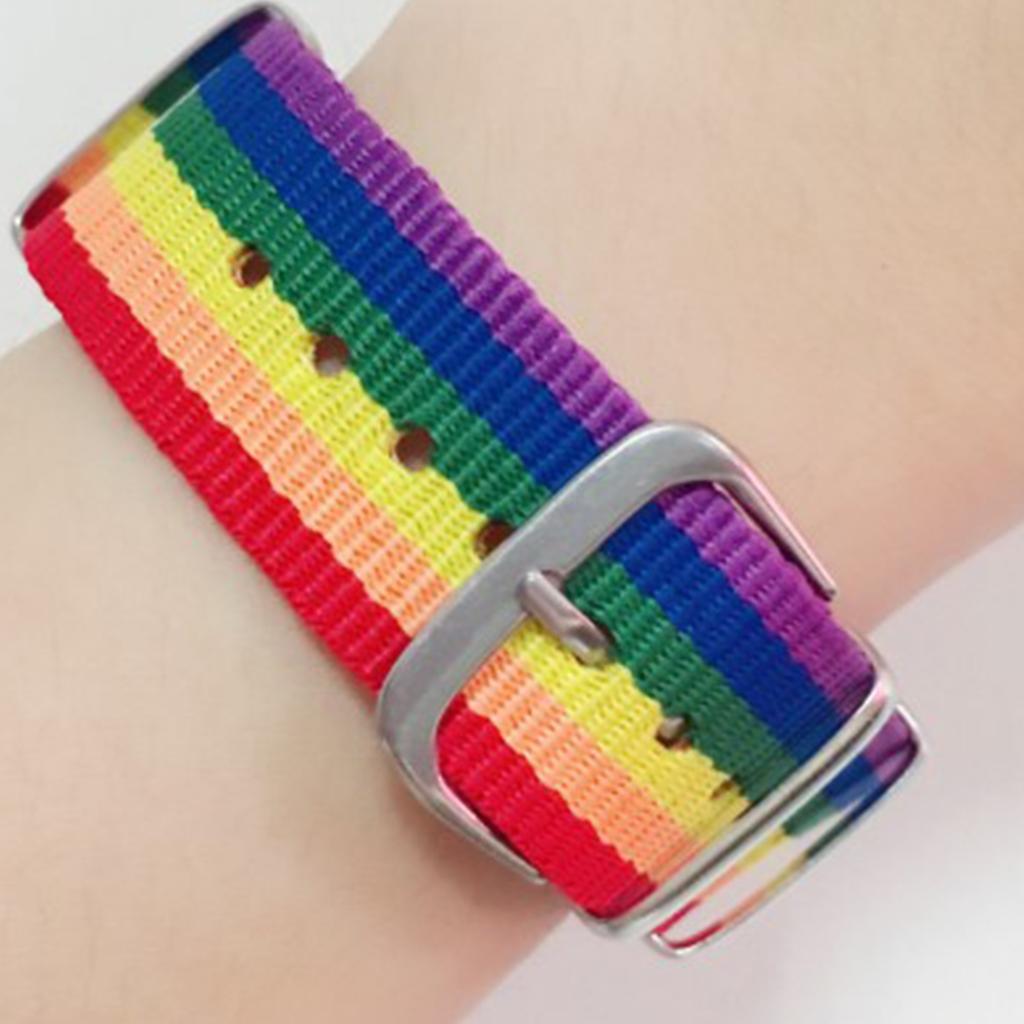 Bracelet Colorful Canvas Adjustable Women Wristband Girl Accessory for Home Party