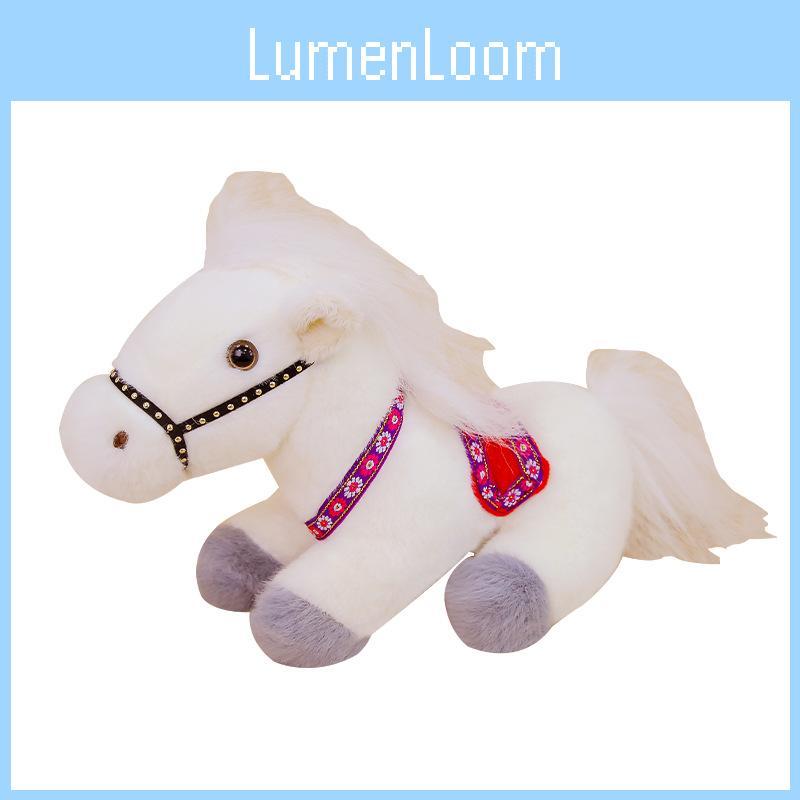 Plush Horse Toy With Polyester Fiber Fill For Kids Birthday Gift