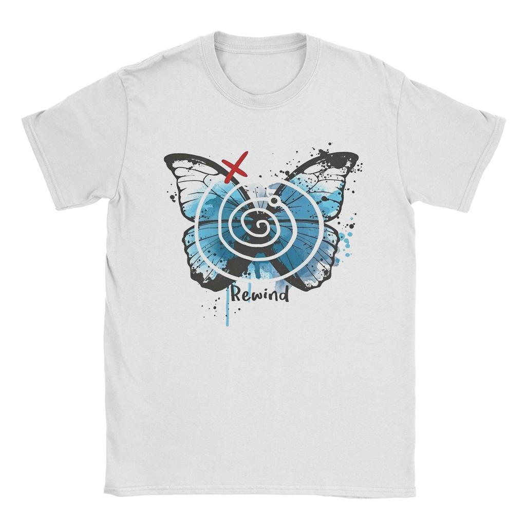 Enter the Vortex Club Mens T Shirts Life Is Strange Tees Short Sleeve Round Collar TShirt Pure Cotton Birthday Present Tops