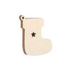 Wooden Ornaments – 10 Pcs Ornament Decoration Kit For The Christmas Tree – Wooden Decorations With Hanging Cords