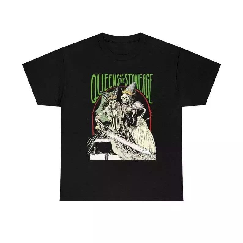

New Queens of the Stone Age rock Band Black T Shirt Full Size S-5XL Unisex T-Shirt M