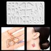 Maple Leaf Heart Geometry Earrings Mould Earring Pendant Silicone Mold  Jewellery Making Keychain Epoxy Casting Mold
