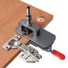 35mm Cabinet Hole Punching Carpentry Tools Hinge Boring Jig Aluminum Alloy Hole Opener Woodworking Hole Drilling Guide Locator