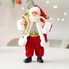 Christmas Santa Claus Doll Decoration Handcrafted Home Office Xmas Tree Santa Figurine Hanging Ornament Holiday Party Pendant