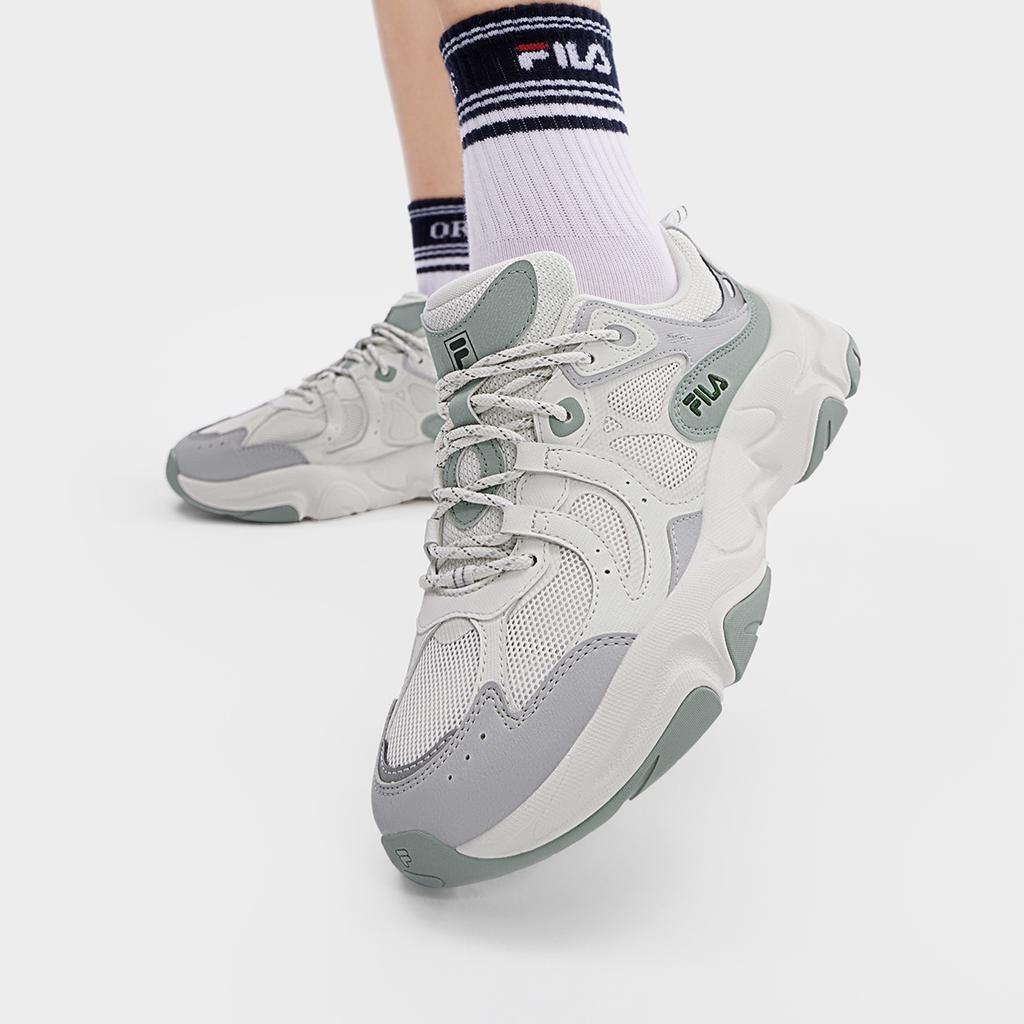 Fila Mars 3 Sneakers 3.0 Mesh Fabric Synthetic Leather Comfortable Trendy Shock Absorbing Durable Lightweight Low Top Casual Shoes F12W432103FGL